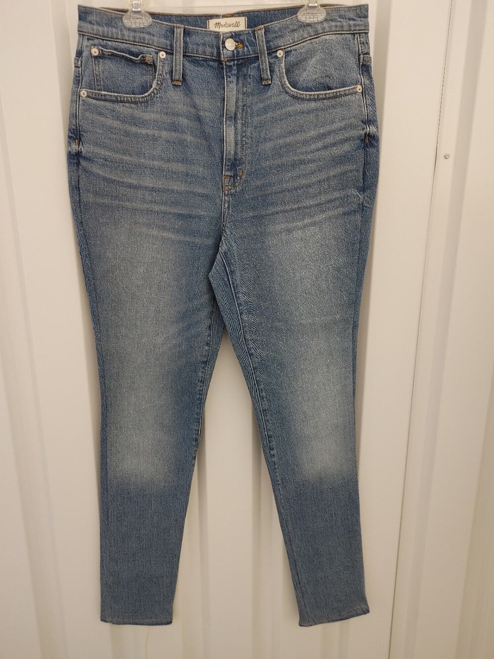 Madewell Jeans The High Rise Slim Boy 30 Tall Medium Wash 30T